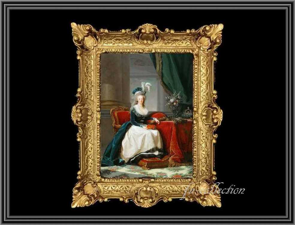 ロココ調 マリーアントワネット額絵701 アンティークゴールド