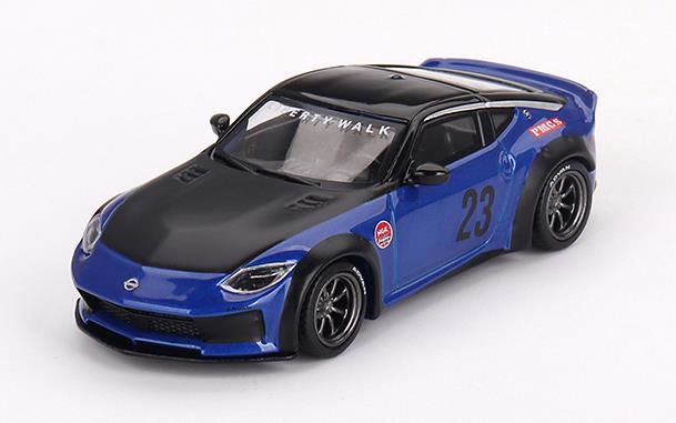 MINI GT 1/64 Nissan Z LB☆NATION WORKS セイランブルー(左ハンド ル