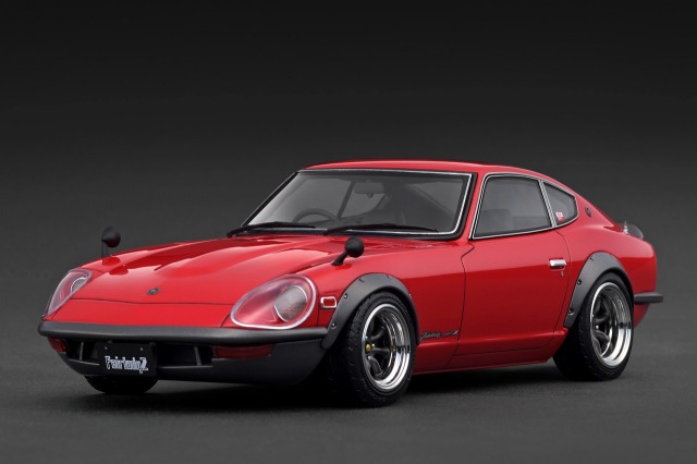 イグニッションモデル 1/18 フェアレディ 240ZG (HS30) マルーン 1/18