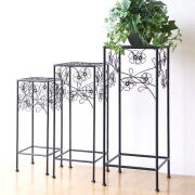 アイアン フラワースタンド おしゃれ 花鉢 ガーデニング 白 花台