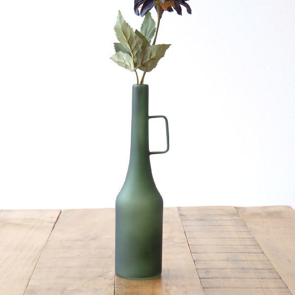 3979）岩田ガラス 金彩双耳 花瓶 花器 フラワーベース 3979）岩田