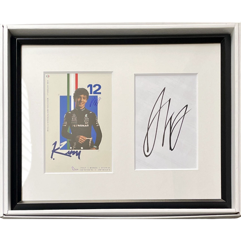 直筆サイン入り写真 アミール・カーン /フレーム別/SA鑑定済 直筆