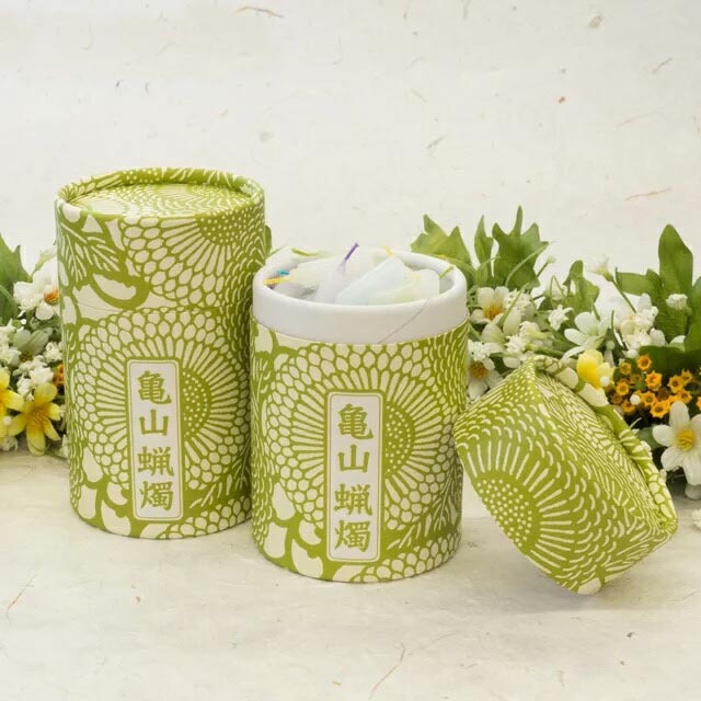 カメヤマ 和遊 亀山五色蝋燭 10分ローソク】