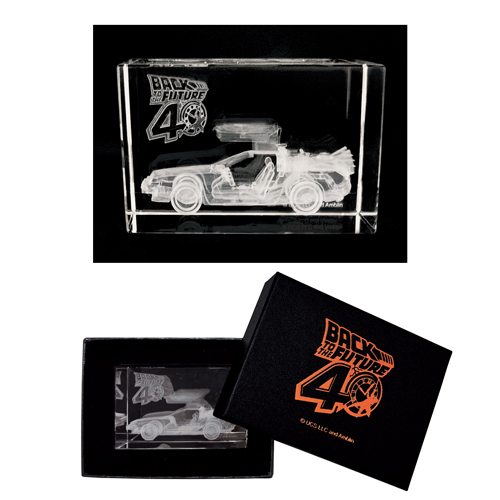 バック・トゥ・ザ・フューチャー 40th クリスタルオブジェ