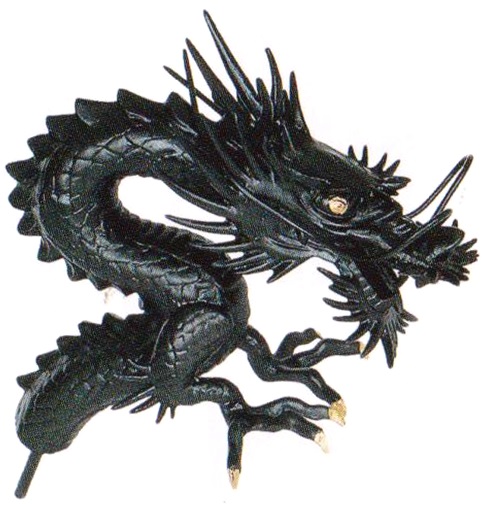 銅製・特大龍「右向き」 銅製 龍 置物 左向き、右向き,単品販売
