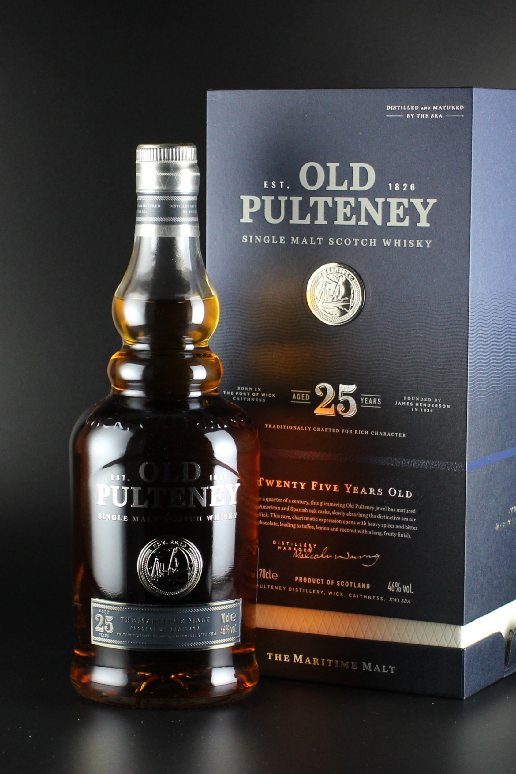 シングルモルト オールドプルトニー 25年 46度 700ml 【スコットランド