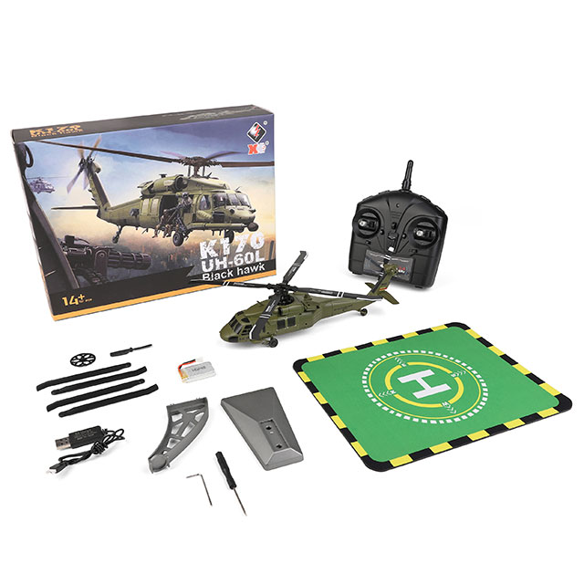 HITEC版 K170 UH-60L ブラックホーク RTF