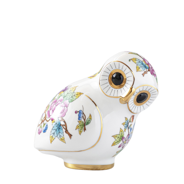 ヘレンド オウル 世界のフクロウ 箱 ウッドランド 限定3000体 2桁