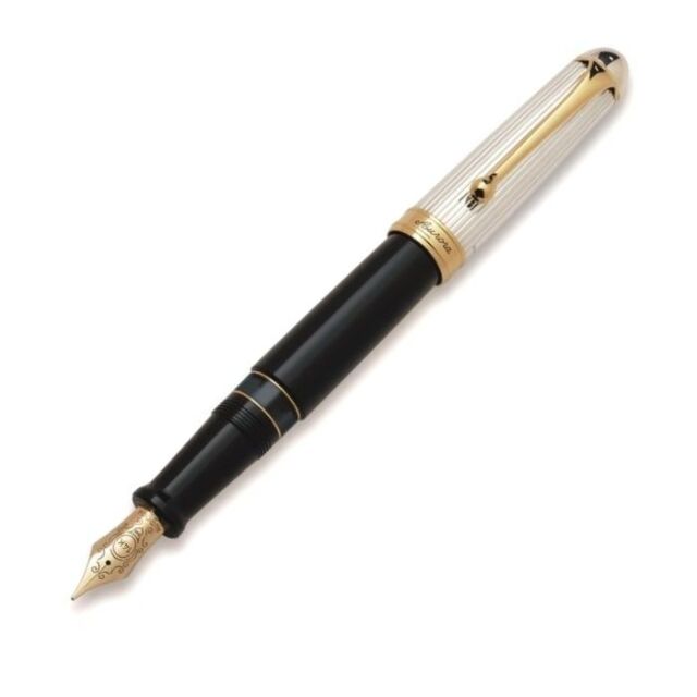 美品【オマス本物】万年筆/パラゴン/ペン先K18キャップSV925製 美品