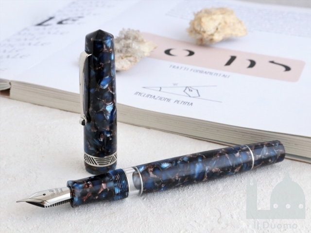 レオナルド モーメントマジコ ピエトラサラータ 万年筆 （ロジウム