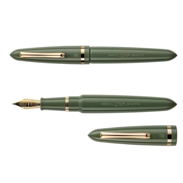 モンテグラッパ ヴェネツィア ラグーングリーン 万年筆（スチールニブ