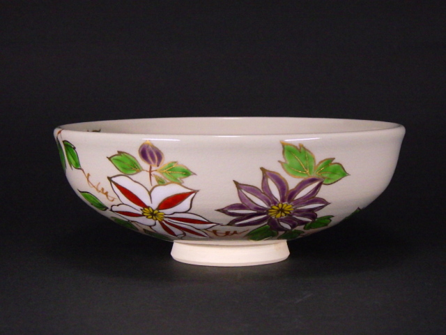 庄左衛門（押小路焼鉄仙絵抹茶茶碗）