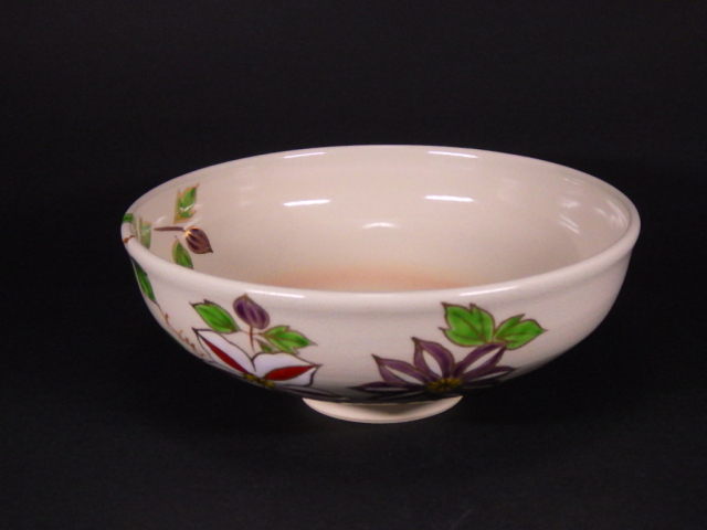 庄左衛門（押小路焼鉄仙絵抹茶茶碗）