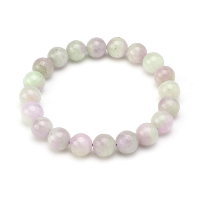 ブレスレット クンツァイト 限定 ライトグリーンミックス