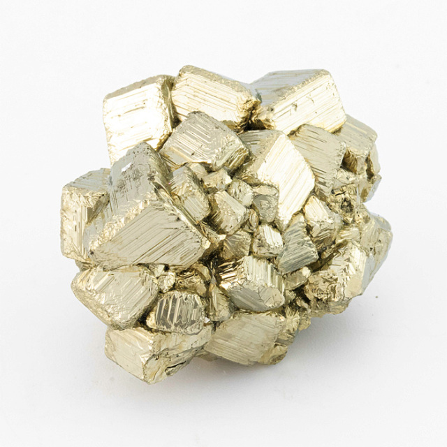 パイライト （黄鉄鉱） クラスター （ペルー ラクラカンチャ産