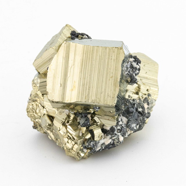 パイライト （黄鉄鉱） クラスター （ペルー ラクラカンチャ産