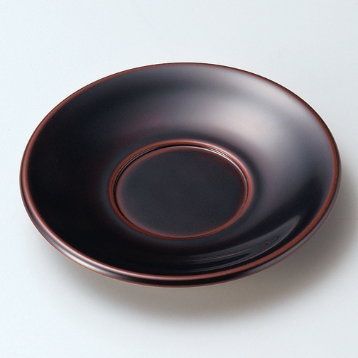 銘々皿 溜/古代根来 5枚セット 木製 漆塗り 12-06003/06004 漆器の井助