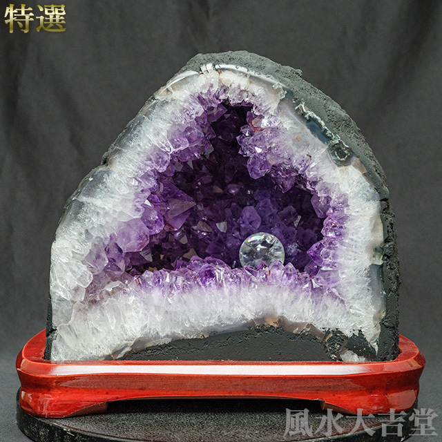 天然ガーデンクォーツ入り水晶クラスター 開運、気の浄化、持つ人を