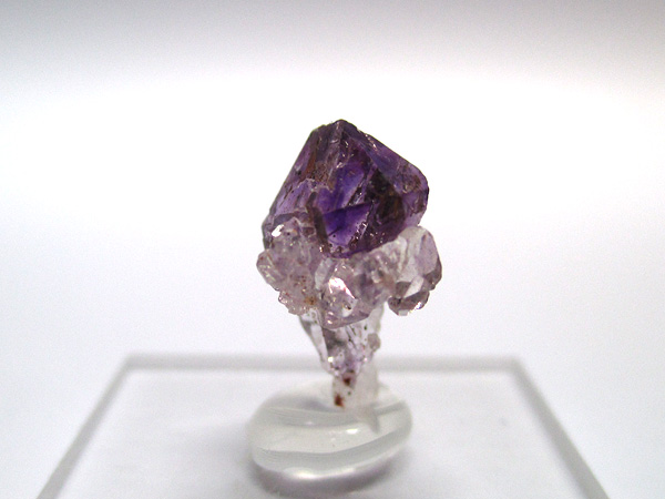 希少！アメジストエレスチャル セプタークォーツ 結晶 原石 インド産