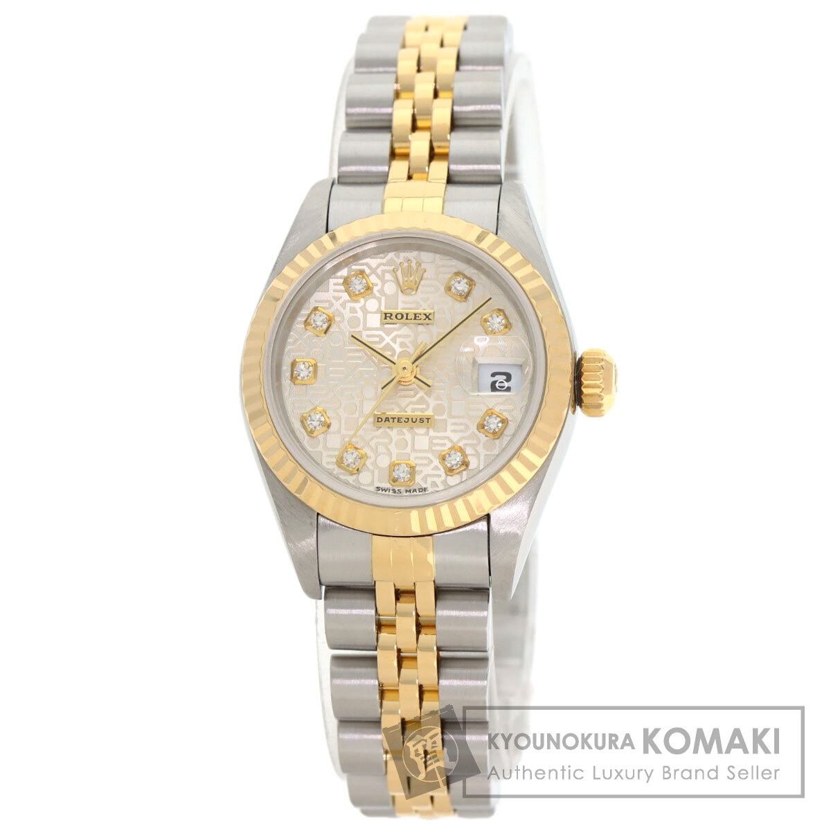 ROLEX ロレックス 79173G デイトジャスト 10P ダイヤモンド 腕時計