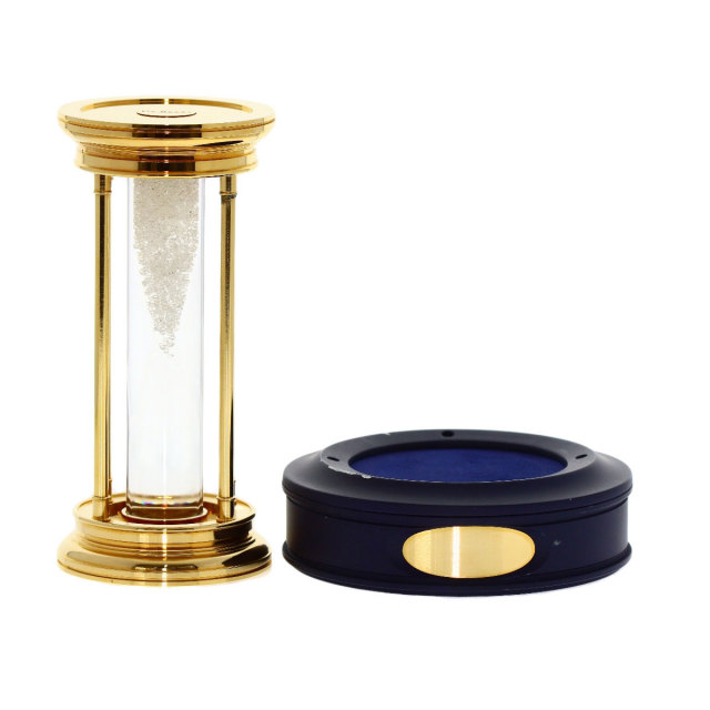 De Beers デビアス アワーグラス ダイヤモンド 砂時計 オブジェ GP