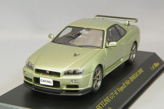 カーネル 1/43 日産 スカイライン GT-R VspecII ニュル (BNR34) 2002