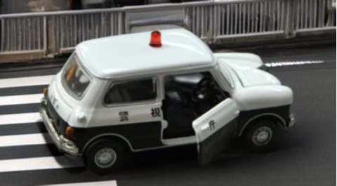 ☆商談中☆ 4244 チョロQ パトロールカー ブラックミニクーパー
