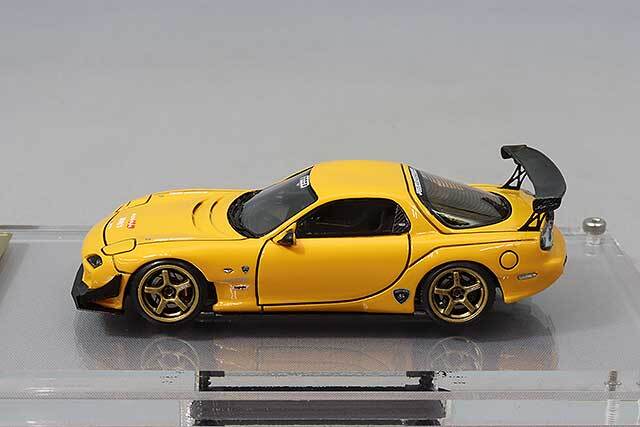 イグニッションモデル 1/64 FEED RX-7 (FD3S) イエロー/アドバン