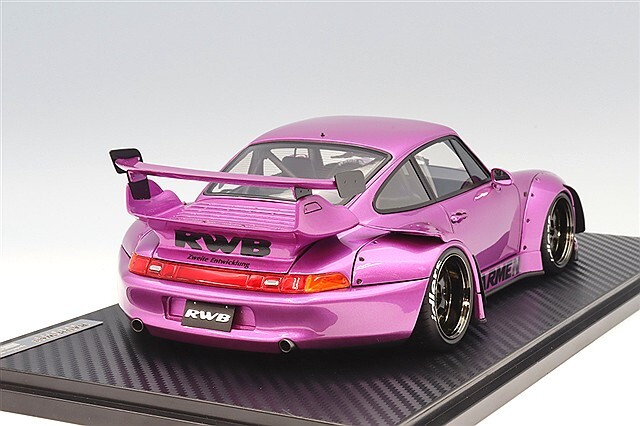イグニッションモデル 1/18 RWB 993 パープルメタリック/WORKマイ