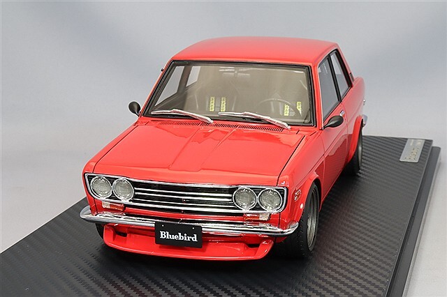 イグニッションモデル 1/18 ダットサン ブルーバード (510) レッド/RS