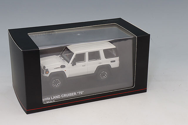 京商 1/43 トヨタ ランドクルーザー 70 スーパーホワイト II