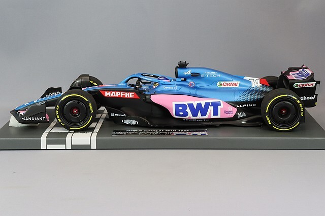 1/18ミニチャンプス アルピーヌF1 A522 F.アロンソ 1/18ミニチャンプス