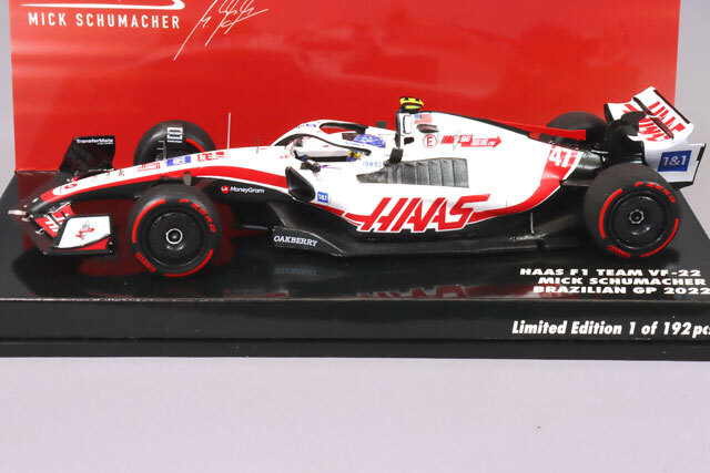 ミニチャンプス1/43 ハースF1チームVF-17 R.グロージャン 海外別注品
