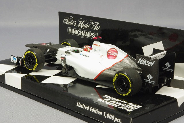 ミニチャンプス 1/43 ザウバー F1 チーム ショーカー 2012 F1 小林可夢偉