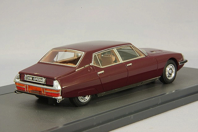 MATRIX 1/43 シトロエン SM Opera by Chapron 4ドア 1971 マルーン