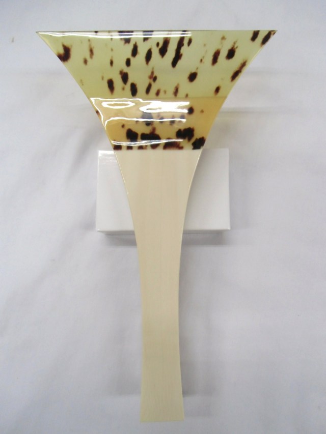 地唄三味線用 津山べっ甲撥003 象牙手元