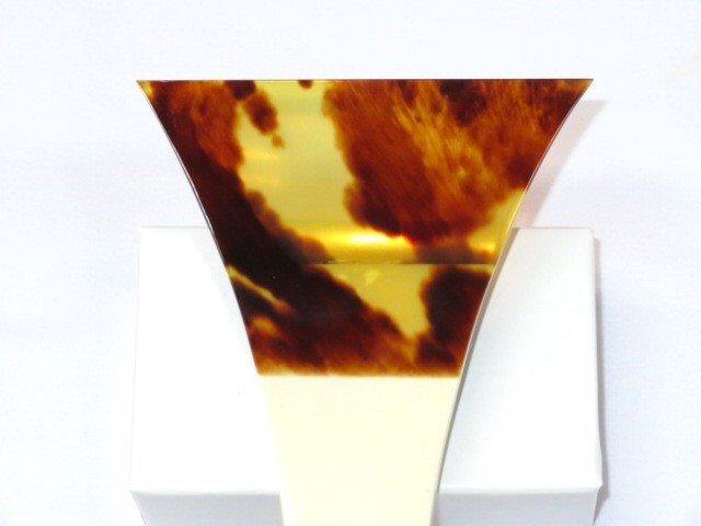 美品】津軽三味線 撥 極上 鼈甲 一枚甲 海宝堂製 才尻鼈甲装飾 べっ甲