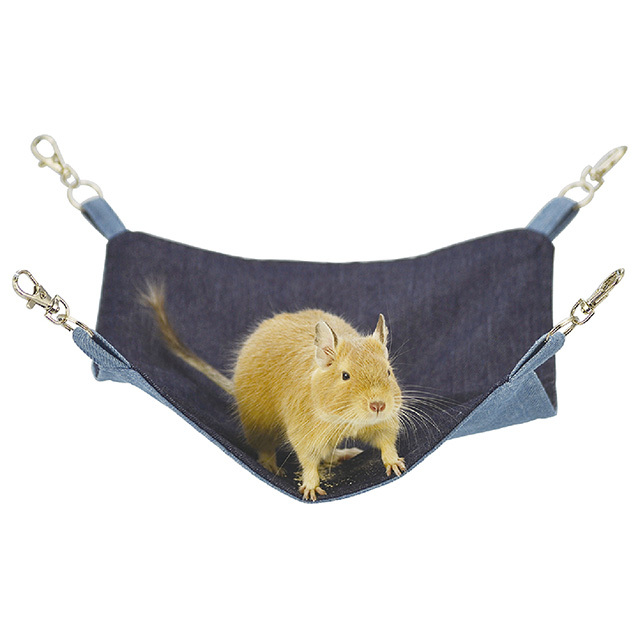 デグーハンモック 四角デニム