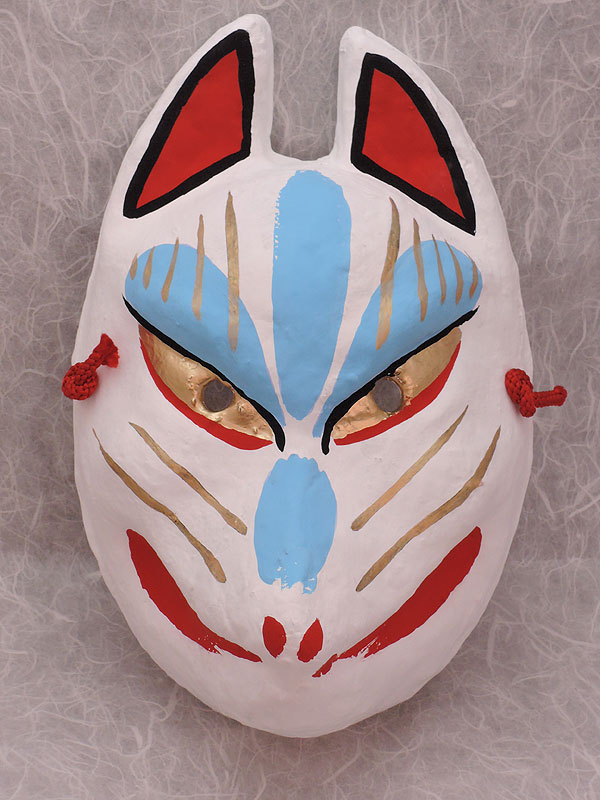 房本デザイン工芸：狐面・和紙張り｜子狐