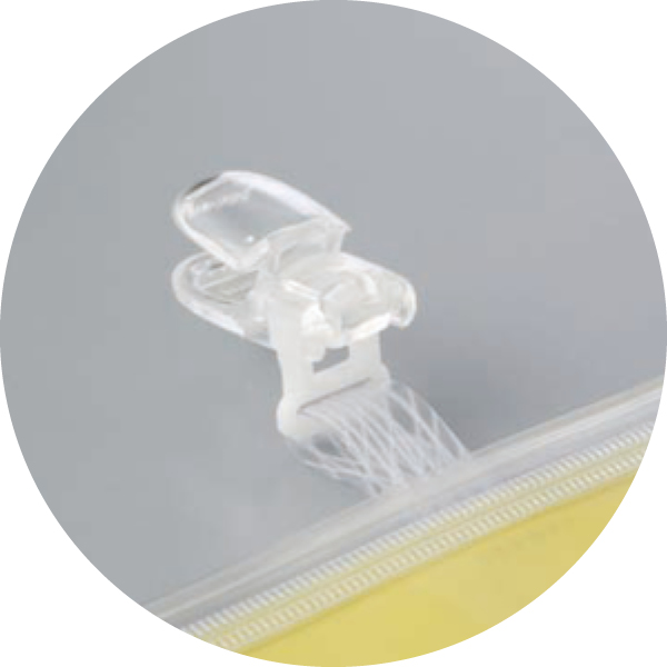 工事資材コム｜848-58 ファスナー付腕章（クリップタイプ） 赤