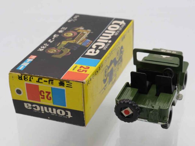 黒箱トミカ 25 三菱JEEP J3R 美品 日本製 黒箱トミカ 25 三菱