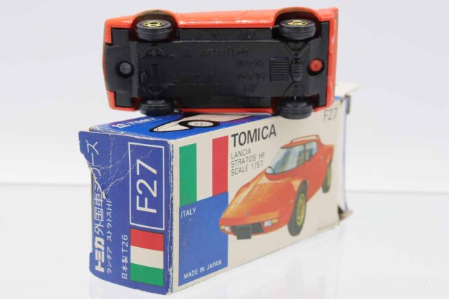 3858)トミカ 青箱 日本製 ランチア ストラトス ラリー タイプ ギフト品