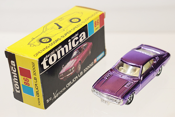 ミニカーショップ ケンボックス トミカ 黒箱☆86-1-7☆日産セリカ