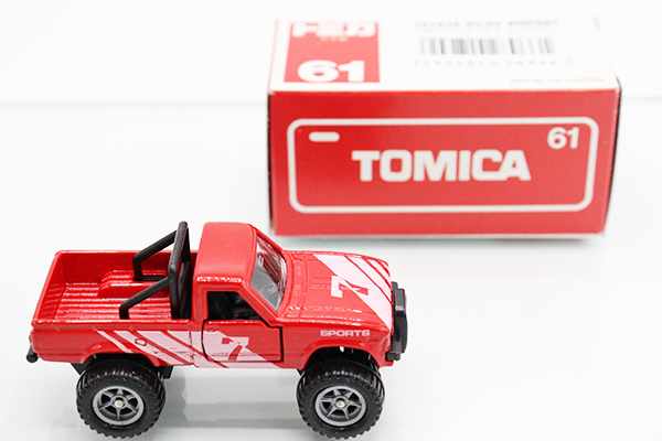 赤箱 トミカ61 JJクラブ特注 トヨタ ハイラックス ビッグフット 日本製