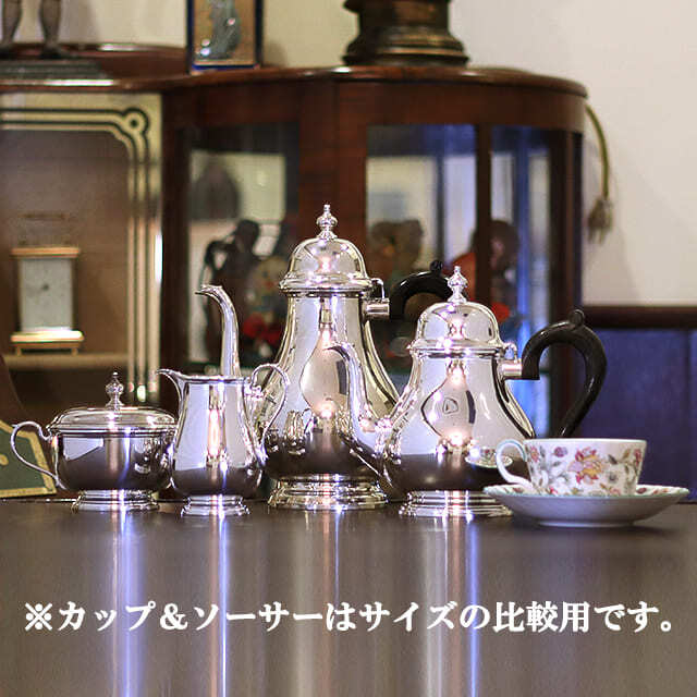 アンティークスターリングシルバー ティー4点セット スターリング