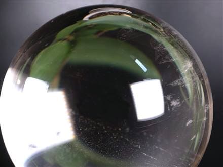 超巨大！煉水晶玉。美しい。