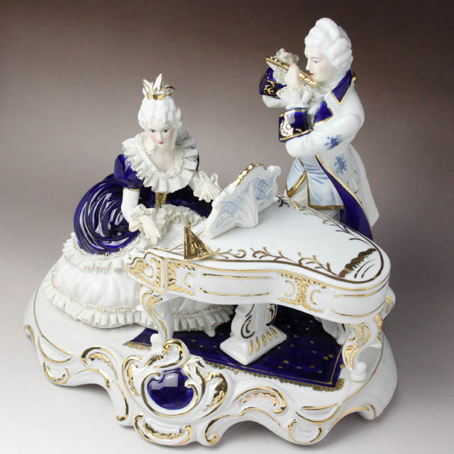 フルートとピアノのための演奏会 レース人形 音楽雑貨・アクセサリー