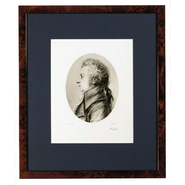 ドイツ製 額装銅版画 《マーラー》 音楽雑貨・アクセサリー専門店