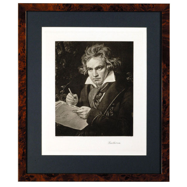 ドイツ製 額装銅版画 《マーラー》 音楽雑貨・アクセサリー専門店