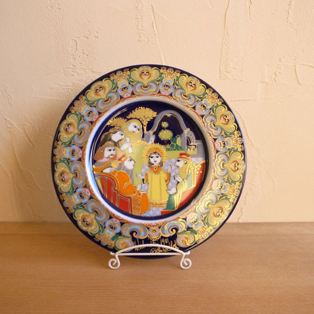 北欧ビンテージ ビョルン・ヴィンブラッド プレート 絵皿 クイストゴー